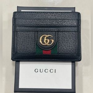 Gucci Ophidia GG Leather Cardholder